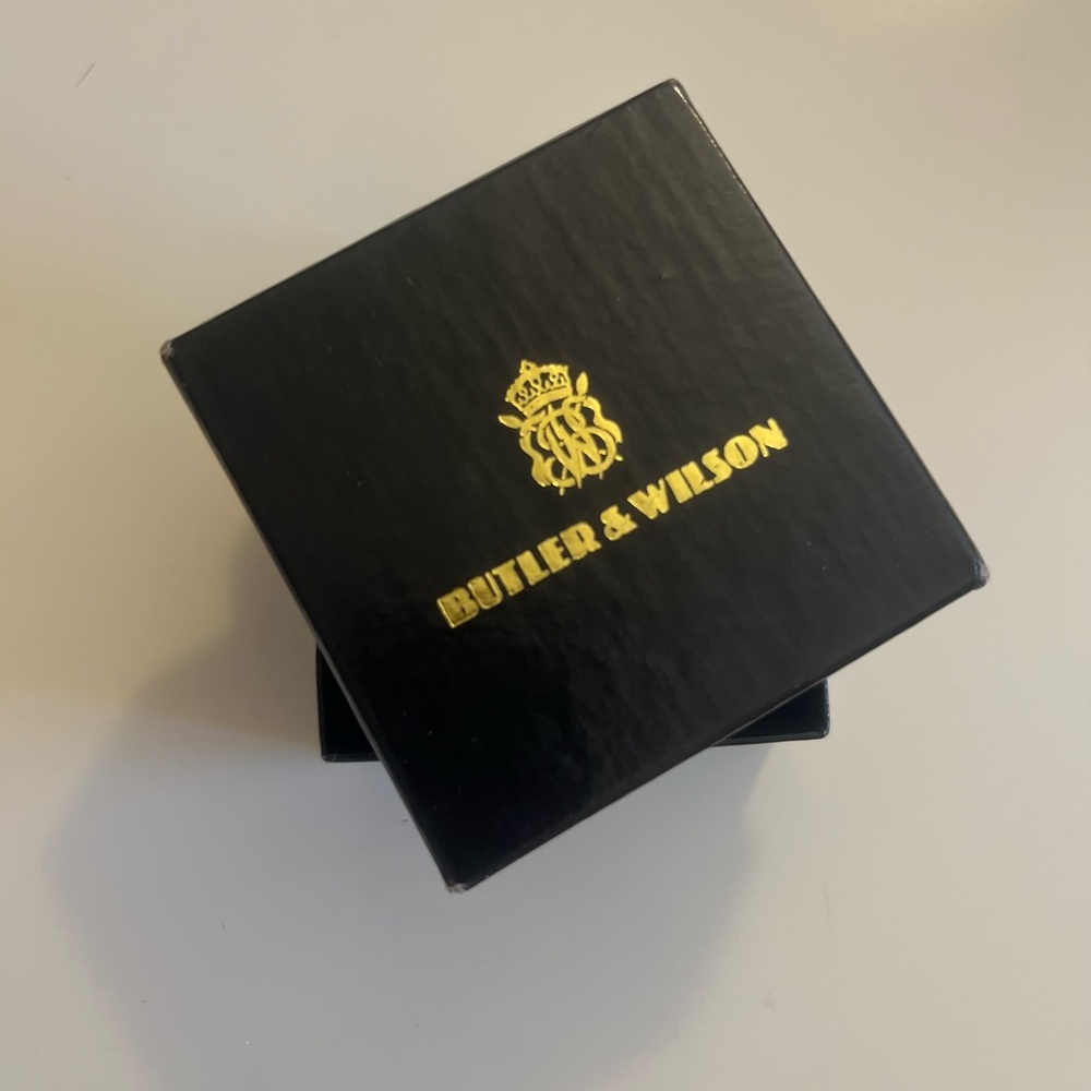 🗽Vintage Butler and Wilson Black Jewelry Box. Collectible Vintage Gift Box